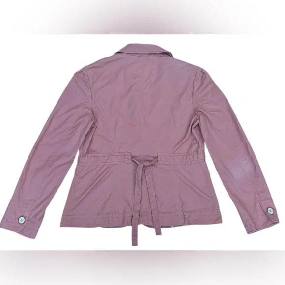 NINE WEST Women’s Button Up Cotton Canvas Utility Jacket Size: M - Picture 4 of 9